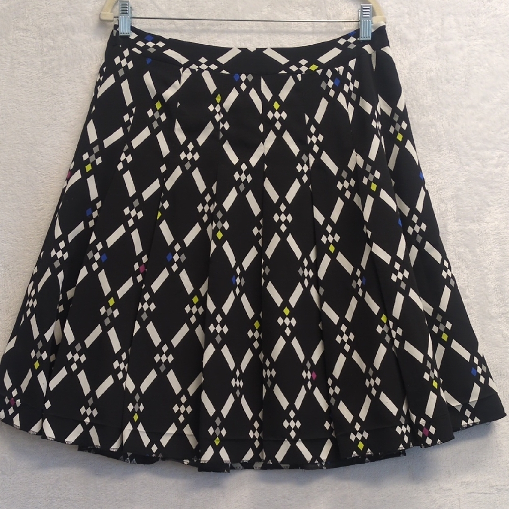 Boston Design Studio Women's Patterned Schoolgirl Office Mini Skirt‎ Size 12